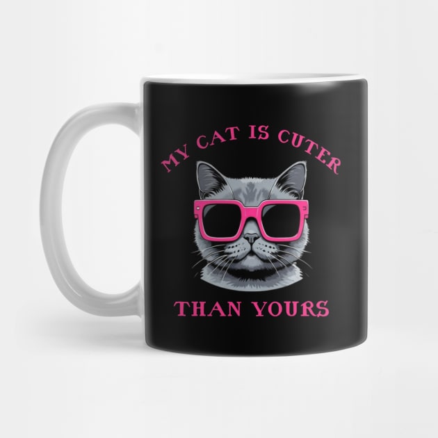 My-Cat-Is-Cuter-Than-Yours by Creatifly Graphic Tees